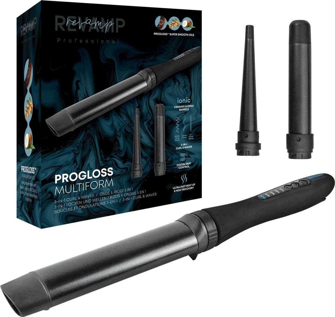 

Мультистайлер Revamp Progloss Multiform Curl & Waves 3-in-1 WD-1500