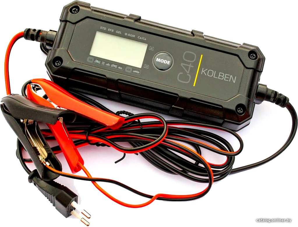 Зарядное устройство Battery Service Kolben 6/12В 1А/4А KB-C40