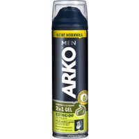 Гель для бритья Arko Men 2в1 Soothing hemp с маслом семян конопли (200 мл)