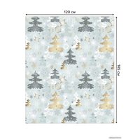 Скатерть JoyArty Праздничные ели tc_20281_120x145