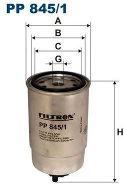 

Топливный фильтр Filtron PP8451