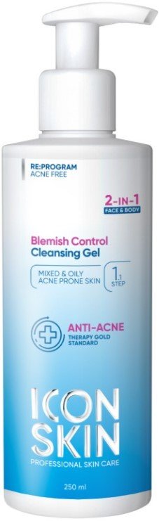 

Icon Skin Гель для умывания 2 в1 Blemish Control 250 мл