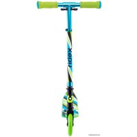 Двухколесный детский самокат Ridex Flow (голубой/зеленый)