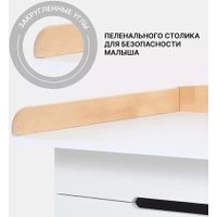 Детский комод Rant Indy Pro 800/4 (cloud white)