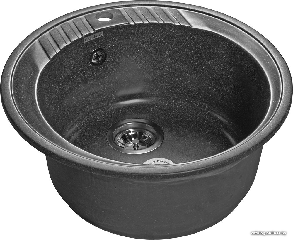 Кухонная мойка GranFest GF-R520 (графит)