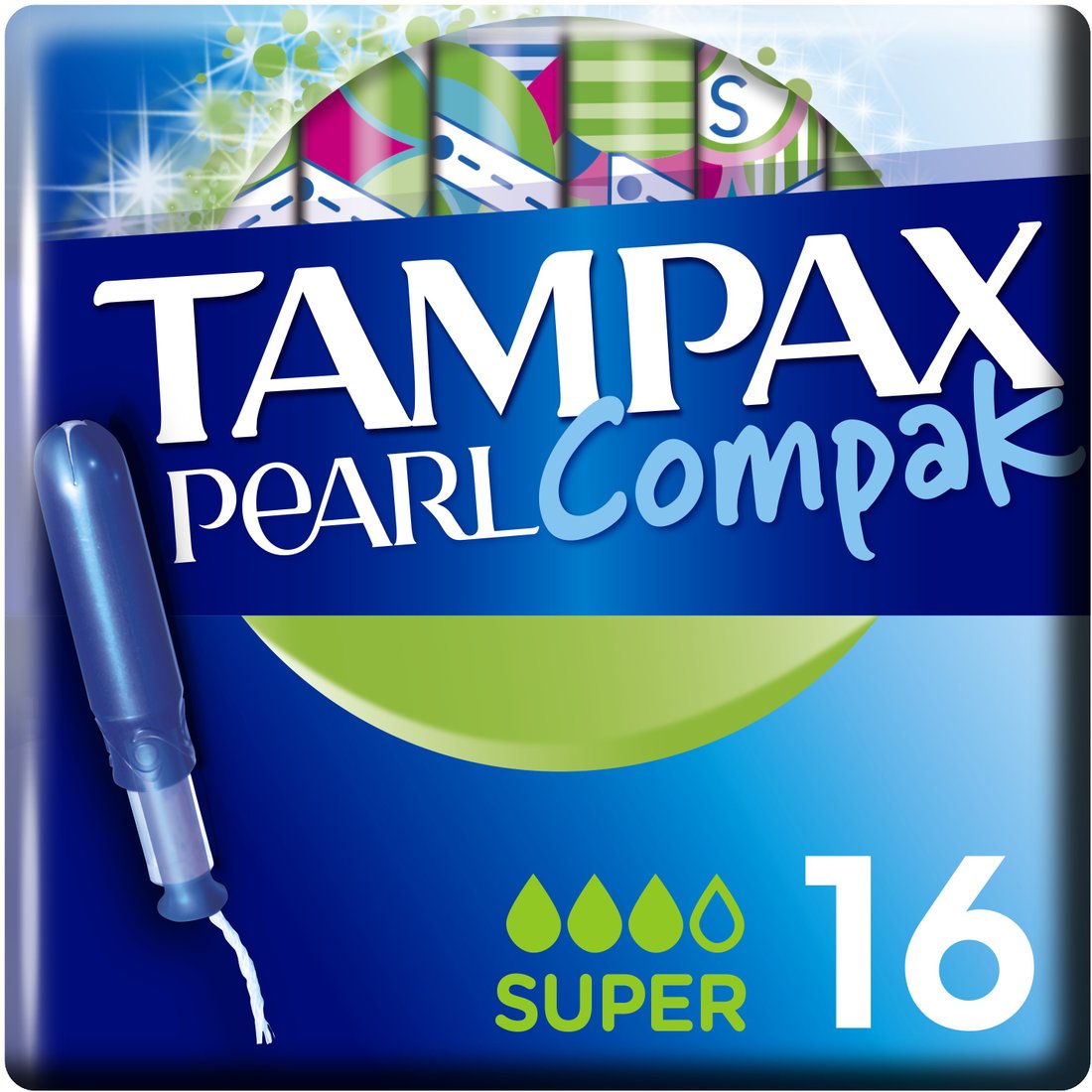 

Тампоны с аппликатором Tampax Pearl Super Duo с аппликатором (16 шт)