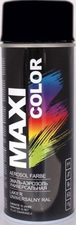 

Эмаль Maxi Color 400мл RAL 9005 матовая