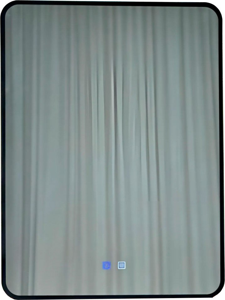 

Зеркало с подсветкой eMZe Smartphone 50х70 LED.UV.SMART.50.70.CHE.AF.4K (черный с УФ-окантовкой, подсветкой и антизапотеванием)