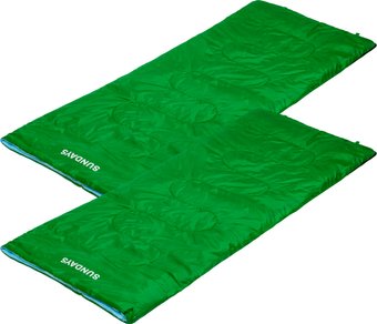 Спальный мешок Sundays ZC-SB001 (2 шт, зеленый)