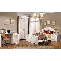 Кровать ФорестДекоГрупп Валерия 160 СП005-05 (белый)