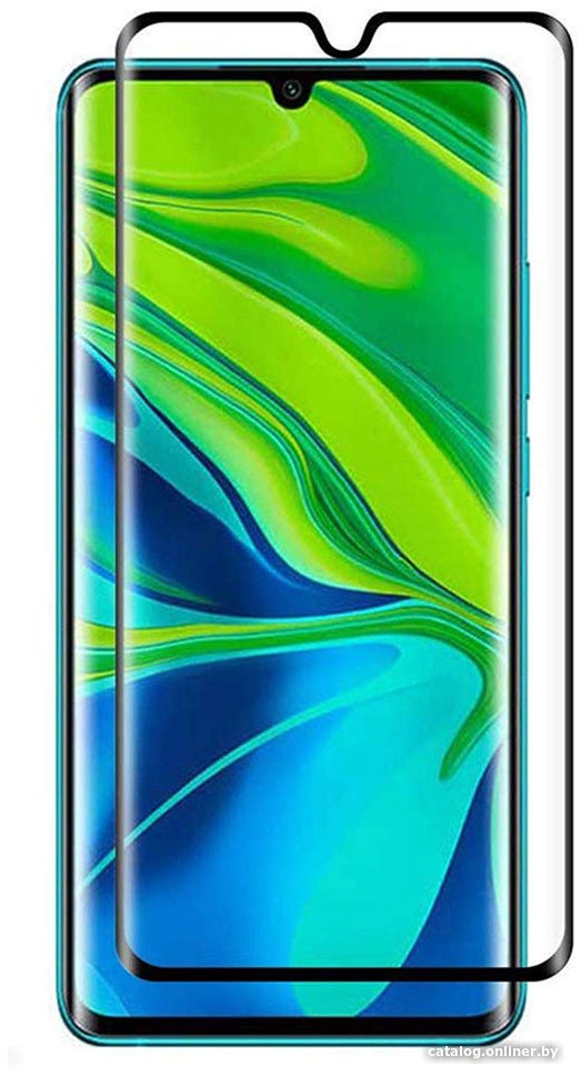Защитное стекло Case Full Glue для Redmi Note 10 Pro (черный глянец)