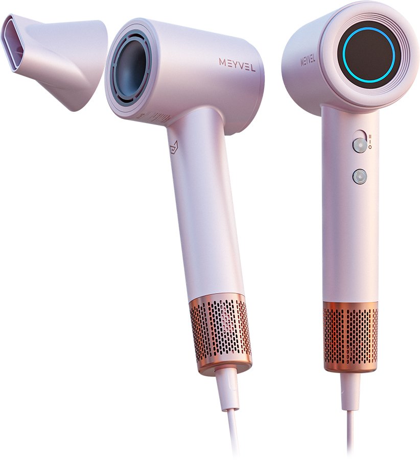 

Фен Meyvel MF9-1600 (розовый)