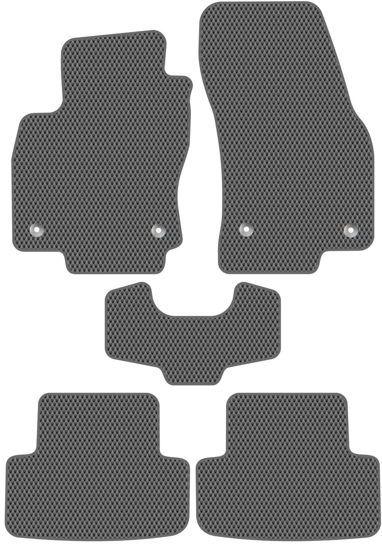 

Комплект ковриков для авто Alicosta Skoda Karoq (suv / NU7) 2017 - Н.В. (серый, ромб)