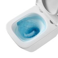 Унитаз подвесной Roxen Cube Tornado Bidet в комплекте с инсталляцией StounFix Dual Fresh 6 в 1 868531 (кнопка: белый глянцевая)
