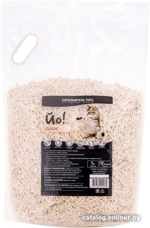Наполнитель для туалета ЙО! Tofu Классик 12 л