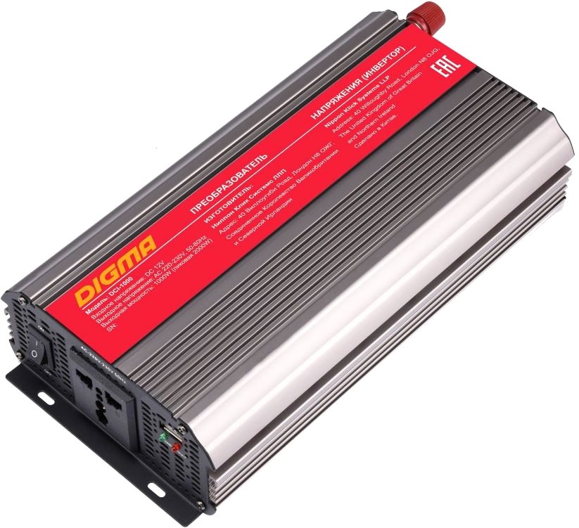 

Автомобильный инвертор Digma DCI-1000