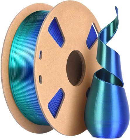 

Пластик Toyar Silk Dual Color PLA 1.75 мм 1000 гр (темно-фиолетовый/зеленый)
