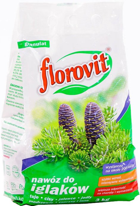 

Удобрение Florovit Для хвойных гранулированное (3 кг)