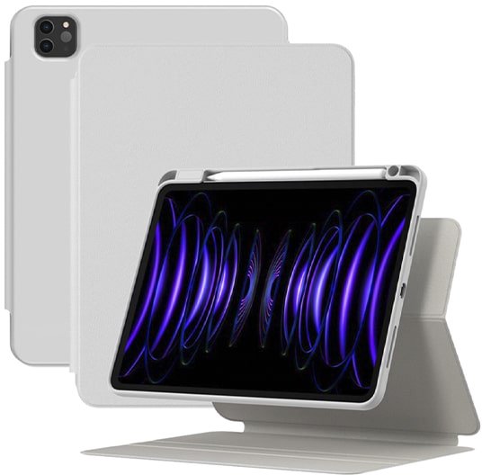 

Чехол для планшета Baseus Minimalist Series Magnetic Protective Case/Stand для Apple iPad Pro 12.9 (светло-серый)
