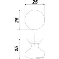Ручка мебельная Boyard Ursula RC433BL.4