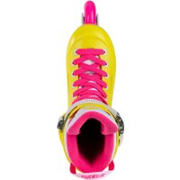 Роликовые коньки Powerslide Zoom Neon Yellow 80 908443 (р. 37-38, желтый)