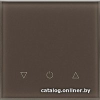 Беспроводной выключатель для жалюзи DeLUMO Senso одноканал. трехклавишный 7013 (натуральный коричневый)