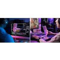 Проводной микрофон Maono DM30 (розовый)