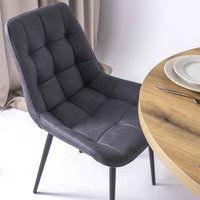 Стул Алвест AV 405 (графитовая замша Kiprus 13/черный)