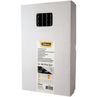 Пластиковая пружина для переплета Fellowes 14 мм., 100 шт., шаг 14.28, 21 кольцо (черный) FS-53469