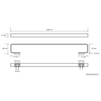 Держатель для полотенца Bemeta Solo 139104282