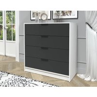 Комод Интерлиния Концепт КТ-К100 (антрацит/белый платинум)