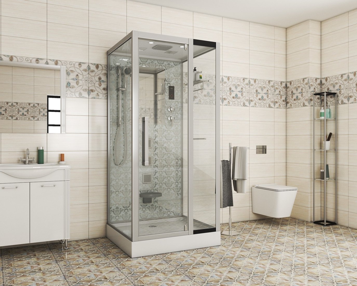 

Душевая кабина Niagara NG-7714W 100x90x220 (прозрачное стекло)