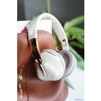 Наушники More Choice HW33 (бежевый)