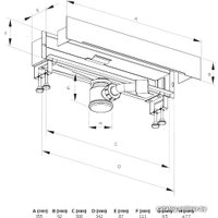 Трап/канал Deante KOW 003D