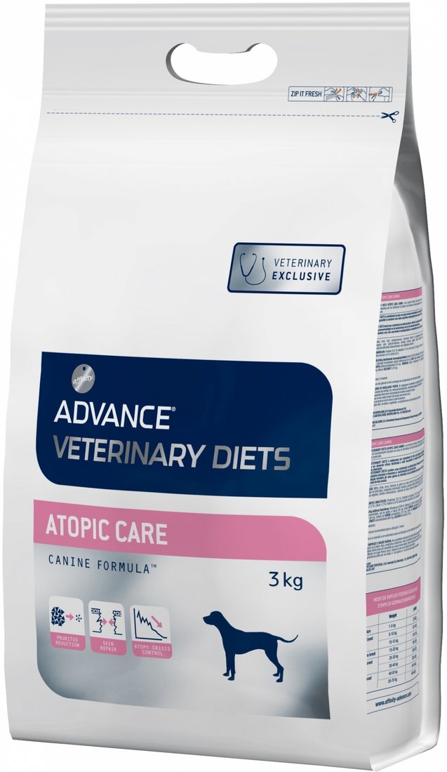 

Сухой корм для собак Advance VetDiet Atopic Care 3 кг
