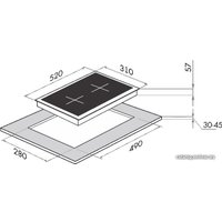 Варочная панель MAUNFELD MVCE31.2HL.SZ-WH