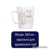 Набор для создания поделок/игрушек Раскрась и подари Кружка-раскраска Совята cup-1007