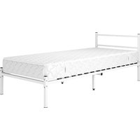 Кровать Князев Мебель Калабрия 1 КЛ1.80.200.Б (белый муар)