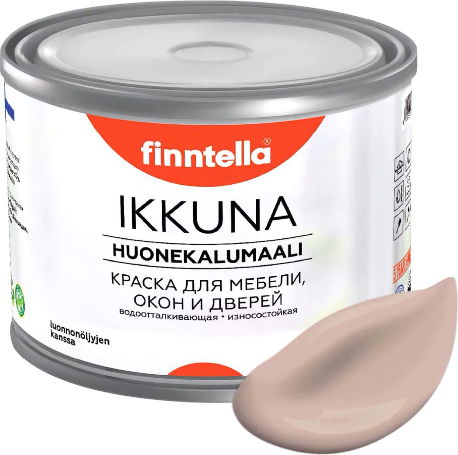 

Краска Finntella Ikkuna Jauhe F-34-1-1-FL102 0.9 л (теплый бежевый)