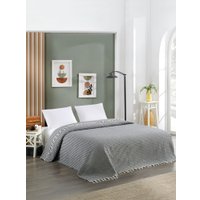 Покрывало Meteor Devone с бахромой 200x230 (12309 антрацит)