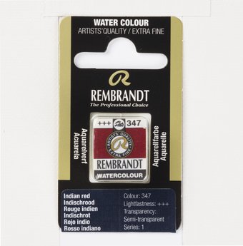 Акварельная краска Rembrandt 347 05863471 (индийский красный, кювета)