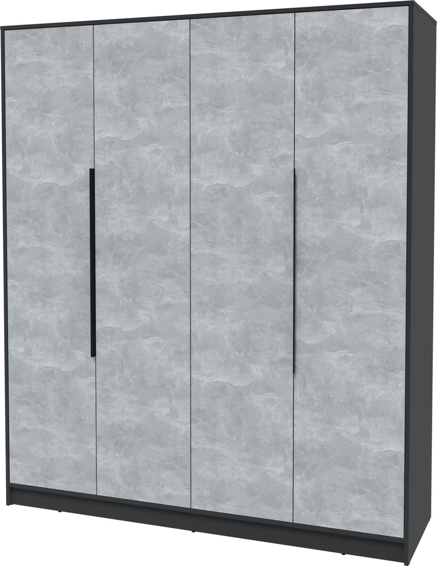 

Шкаф распашной Интерлиния Концепт КТ-Ш4 (бетон/антрацит)