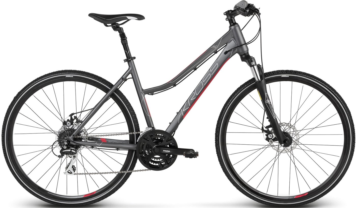

Велосипед Kross Evado 4.0 Lady M 2020 (графит)