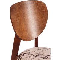 Стул TetChair Diamante мягкое сиденье (коричневый/крекс бежевый)