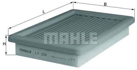 

Воздушный фильтр Mahle Knecht LX534