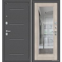 Металлическая дверь el'Porta Porta S 104.П61 (Антик Серебро/Cappuccino Veralinga)