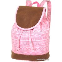 Городской рюкзак Asgard Р-5490 (сканди/узор, розовый)