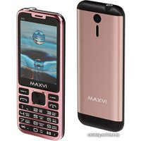 Кнопочный телефон Maxvi X10 (розовый)