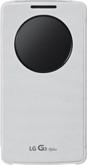 

Чехол для телефона LG Quick Circle для LG G3 Stylus (белый) [CCF-440]