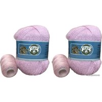 Набор пряжи для вязания ХоббиБум Пух норки H890 50 г 340 м (светло-сиреневый)